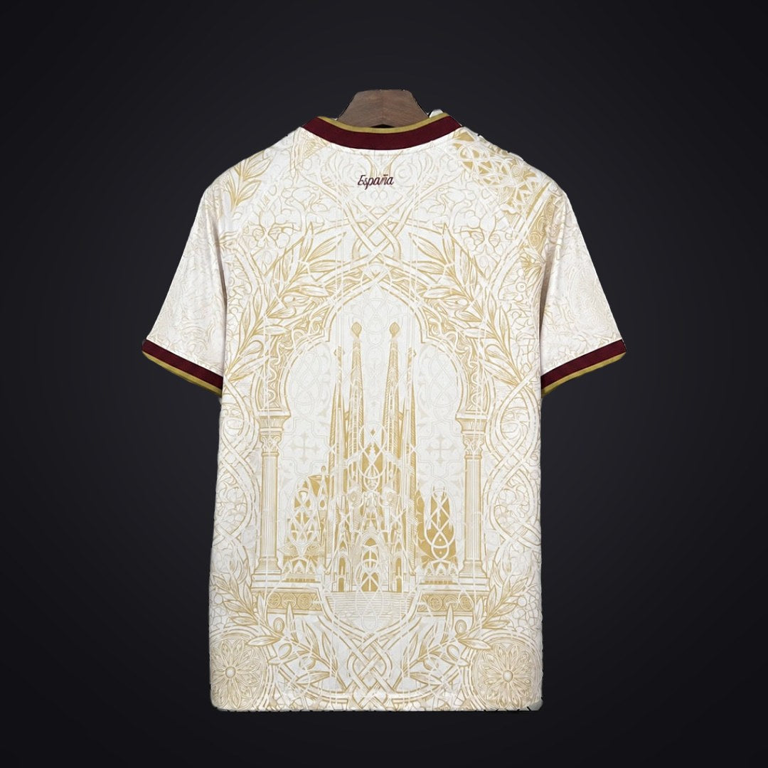 España 2026 Edición Especial Conmemorativa Mundial Amarilla (Fan Version) (detrás)