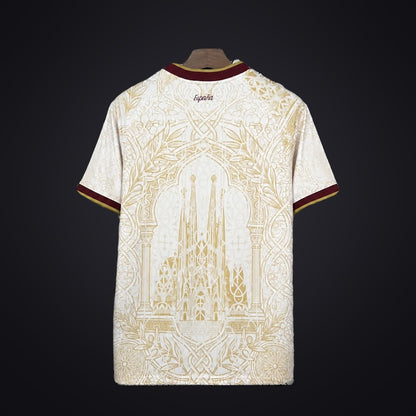 España 2026 Edición Especial Conmemorativa Mundial Amarilla (Fan Version) (detrás)