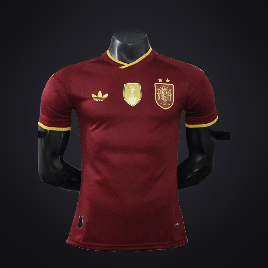 España 2026 Edición Especial Mundial Granate (Player Version) · Modelo 2 (delante)