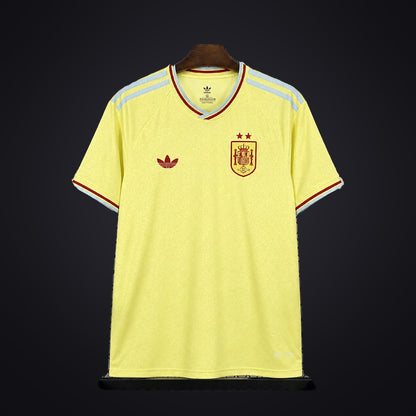 España 2026 Edición Especial 2 Estrellas Mundial Amarilla (Fan Version) (delante)
