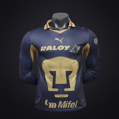 Pumas UNAM 26-27 Visitante Manga Larga (Player Version) (delante)