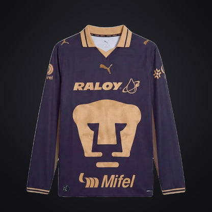 Pumas UNAM 26-27 Local Manga Larga (Fan Version) (delante)