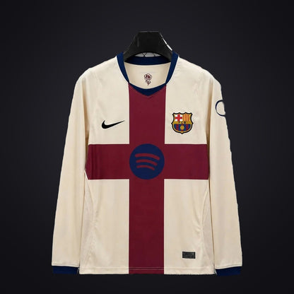 Barcelona 26-27 Cuarta Manga Larga (Fan Version) (delante)