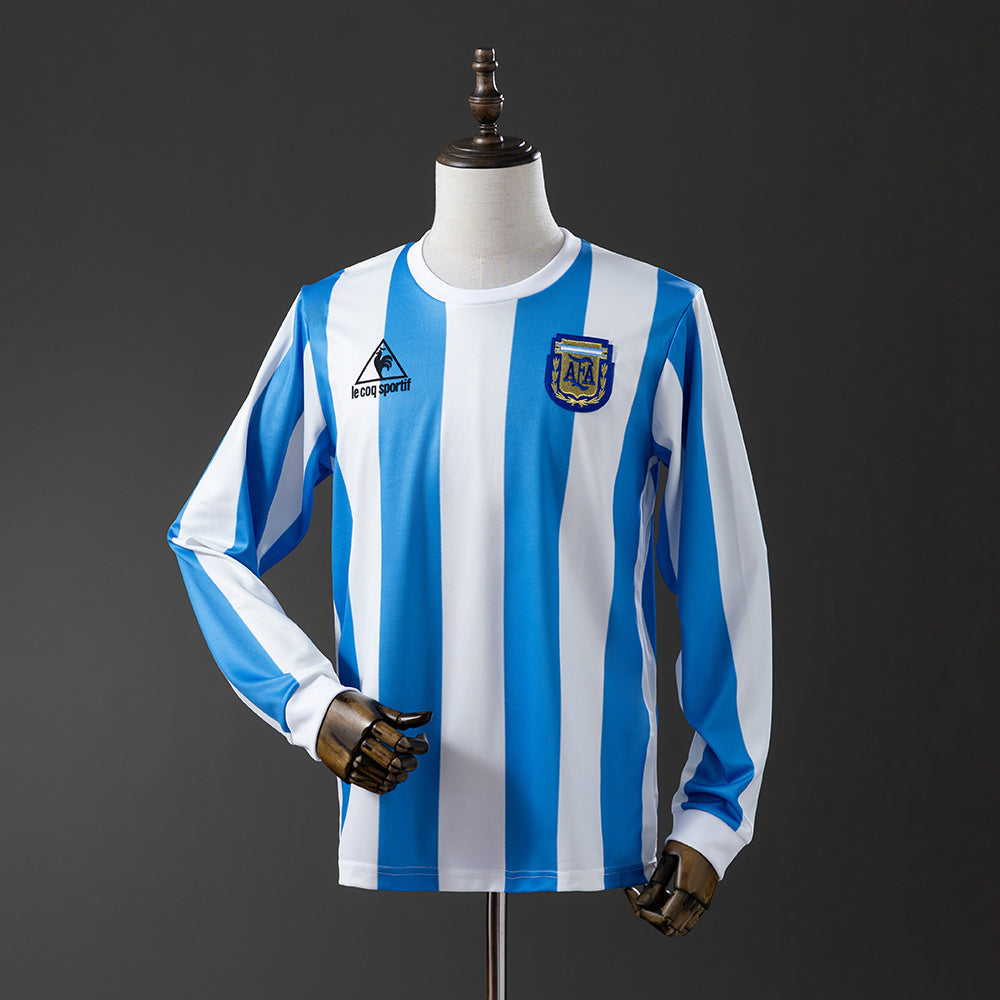 Retro Argentina 1986 Local (Manga Larga)