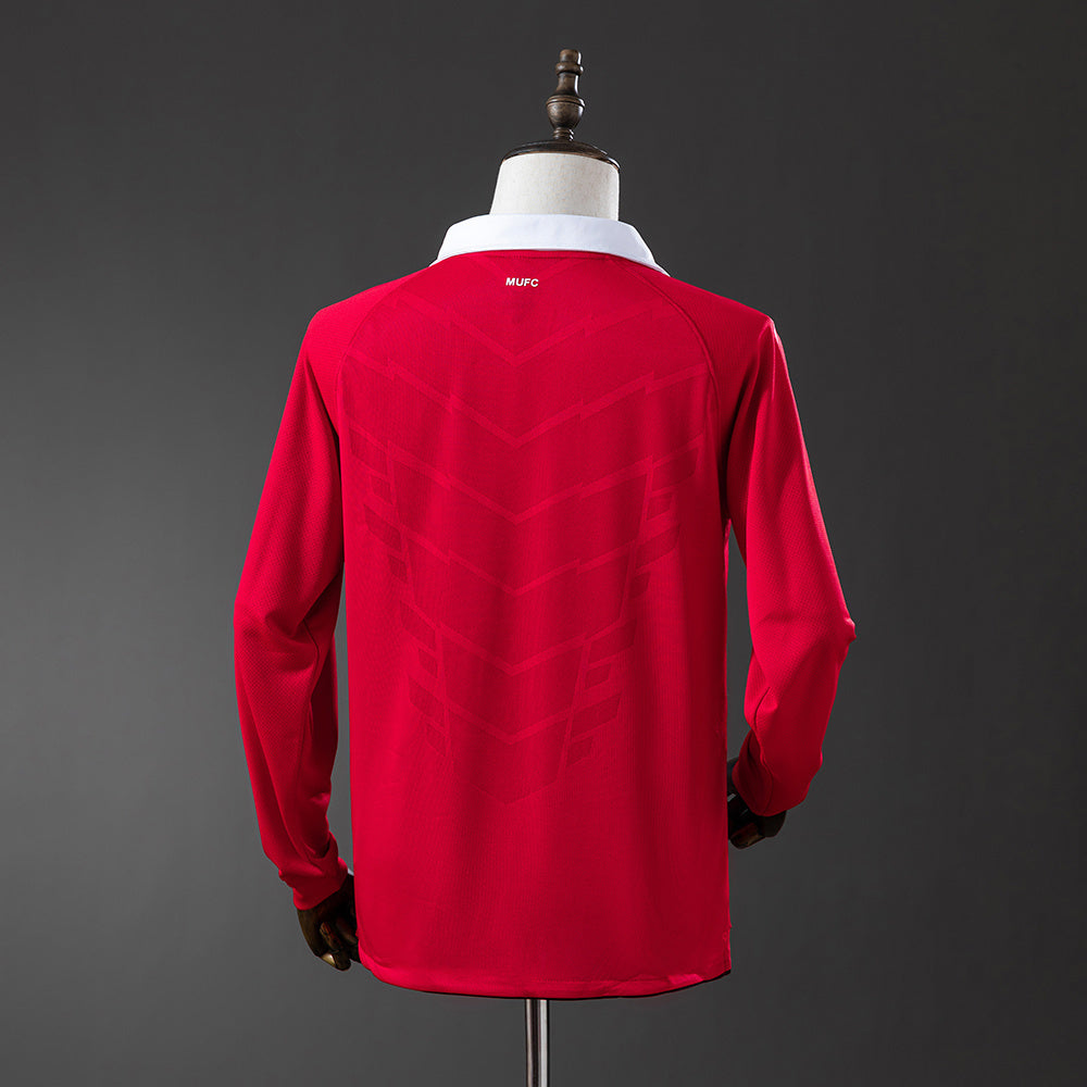 Retro Manchester United 10-11 Local (Manga Larga)