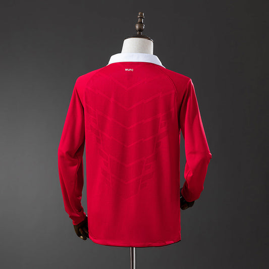 Retro Manchester United 10-11 Local (Manga Larga)