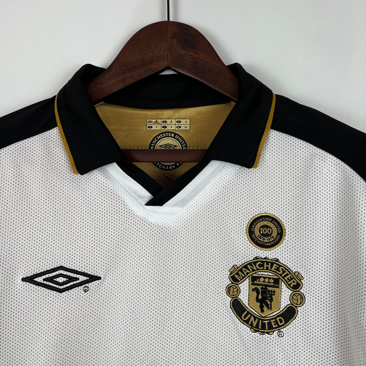 Retro Manchester United 01-02 100 aniversario Reversible (Manga Larga)