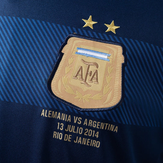 Retro Argentina 2014 Visitante Final Mundial (Manga Larga)