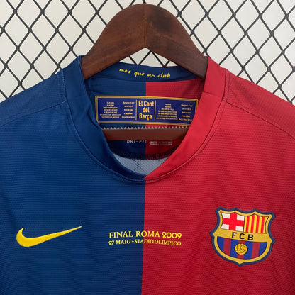Retro Barcelona 08-09 Local Final Champions (Manga Larga)