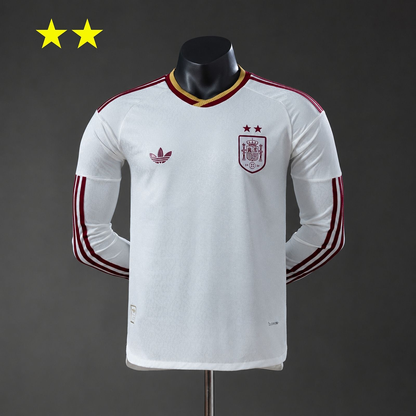 Camiseta España 2026 Visitante Mundial – Manga Larga (Player Version) (2 Estrellas)
